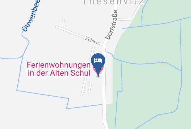 Vorpommern Rugen - Ferienwohnungen In Der Alten Schul Maps