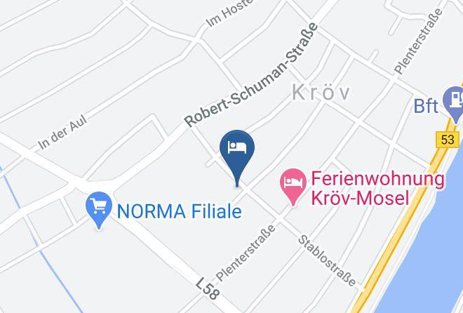 Bernkastel Wittlich - Ferienwohnungen Klaus U Barbel Maps