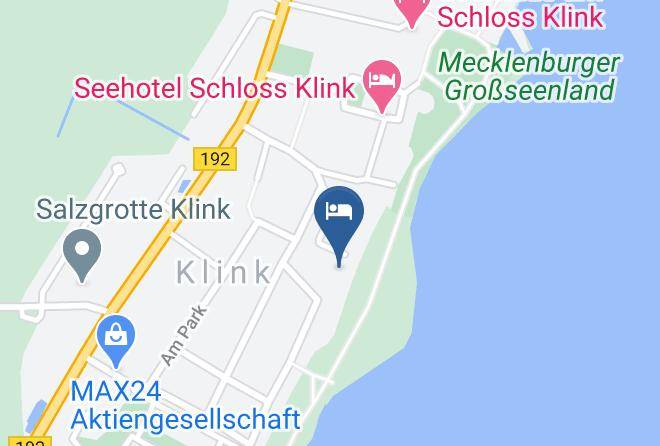 Mecklenburgische Seenplatte - Ferienwohnungen Klink See 2600 Maps