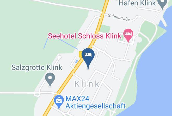 Mecklenburgische Seenplatte - Ferienwohnungen Klink See 9120 Maps