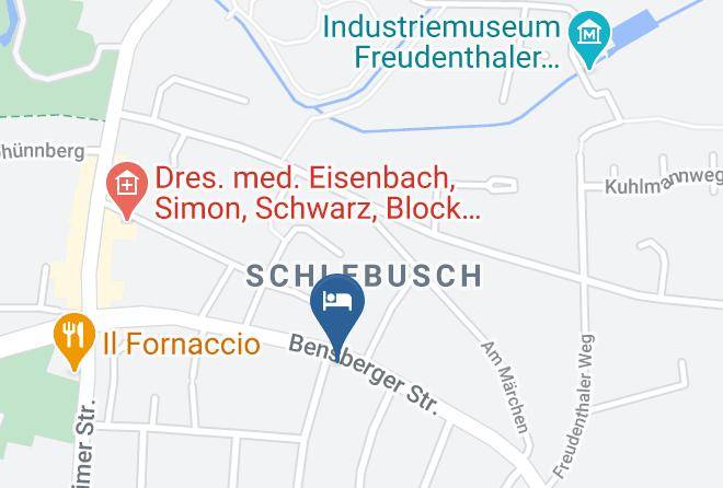 Leverkusen - Ferienwohnungen Leverkusen Schlebusch Maps