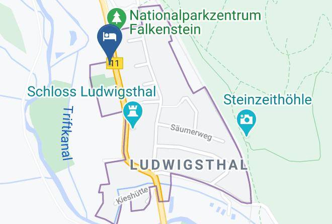 Regen - Ferienwohnungen Ludwigsthal Maps