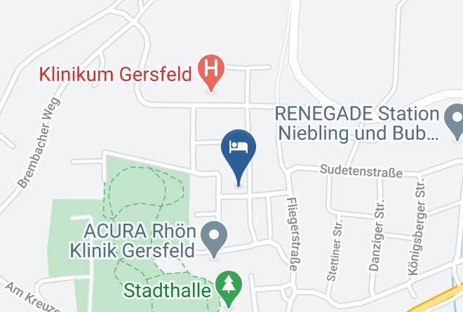 Fulda - Ferienwohnungen Martensstrasse Maps