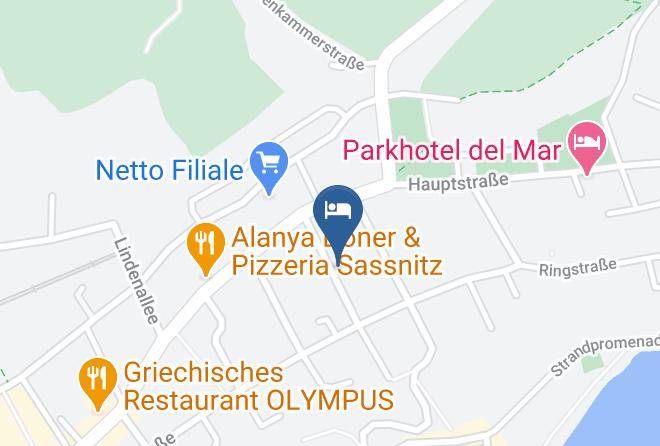 Vorpommern Rugen - Ferienwohnungen Otto Maps