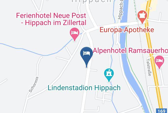 Schwaz - Gastehaus Franz Josef Maps