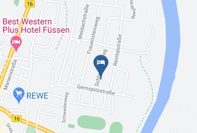 Ostallgau - Ferienwohnungen Walther In Fussen Maps