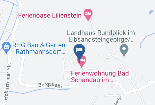 Sachsische Schweiz Osterzgebirge - Ferienzimmer Hamisch Maps