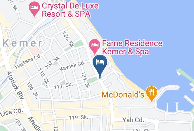 Kemer - Ferman Imperial Club Otel Maps