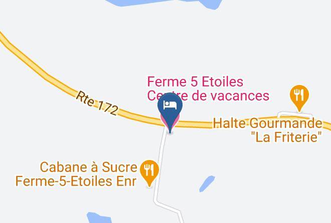 La Haute Cote Nord Regional County Municipality - Ferme 5 Etoiles Centre De Vacances Maps