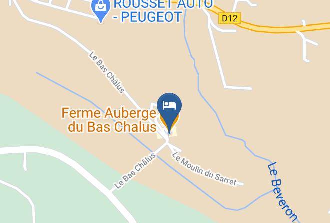 Alpes De Haute Provence - Ferme Auberge Du Bas Chalus Maps