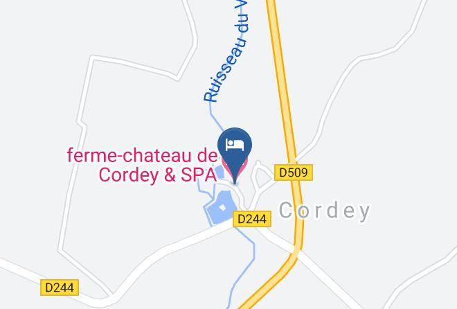 Calvados - Ferme Chateau De Cordey & Spa Maps