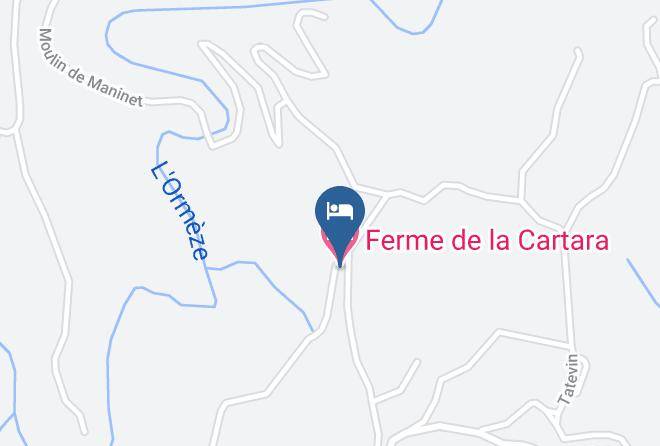 Ardeche - Ferme De La Cartara Maps