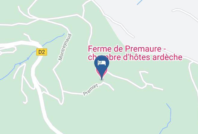 Ardeche - Ferme De Premaure Chambre D'hotes Ardeche Maps