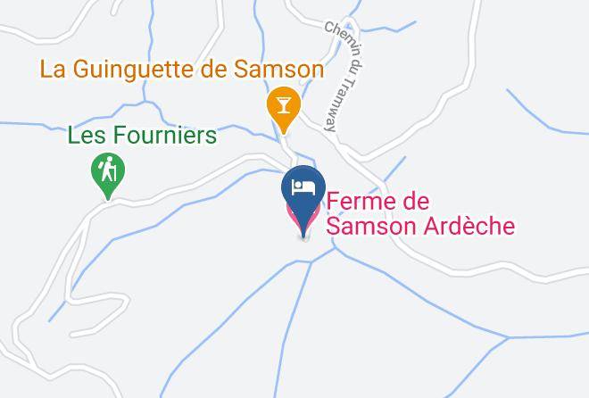 Ardeche - Ferme De Samson Ardeche Maps