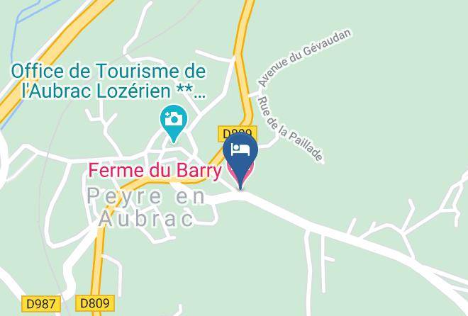 Lozere - Ferme Du Barry Maps