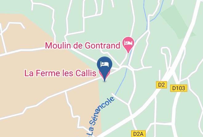 Vaucluse - La Ferme Les Callis Maps