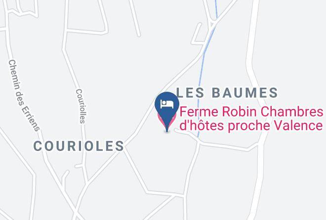 Drome - Ferme Robin Chambres D'hotes Proche Valence Maps