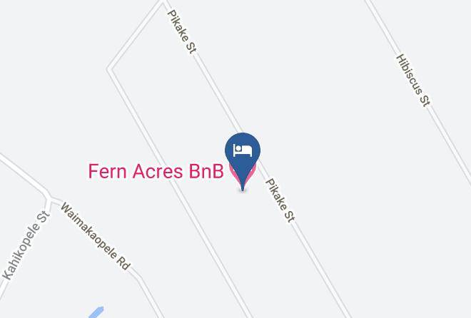 Hawaii - Fern Acres Bnb Maps