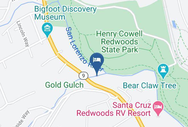 Santa Cruz - Fern River Resort Maps