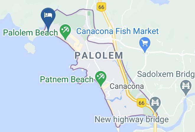 Canacona - Fernandes Wooden Huts Maps
