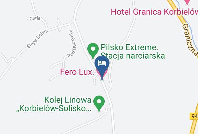 Zywiecki - Fero Lux Hotel Maps