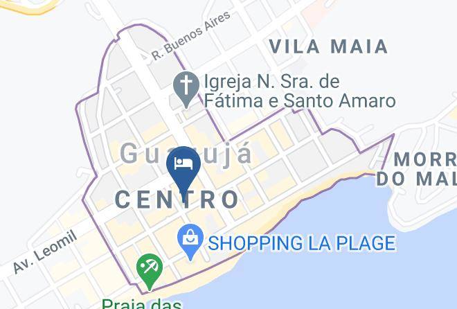 Guaruja - Ferraretto Guaruja Hotel Maps