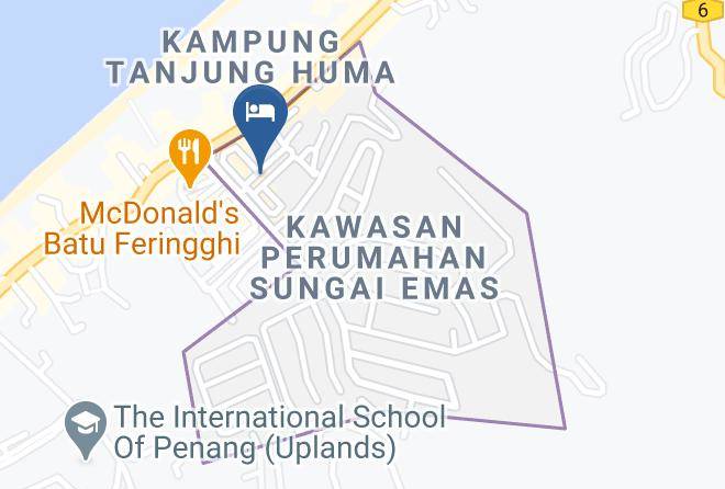 Batu Ferringhi - Ferringhi Heritage Budget Hotel Maps