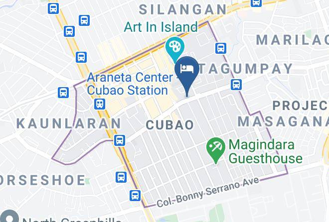 Metro Manila - Fersal Hotel P Tuazon Cubao Maps