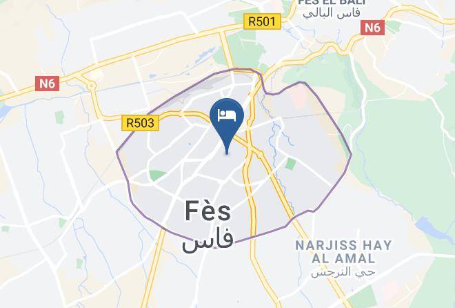 Fez - Fes Marriott Hotel Jnan Palace Maps