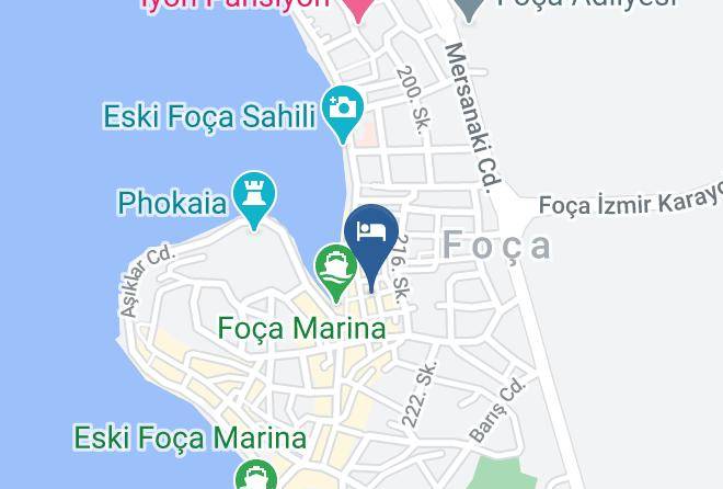 Foca - Feslegen Otel Maps