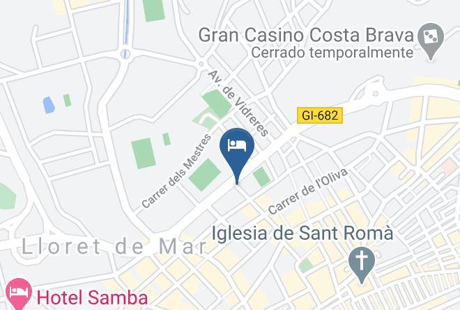 Girona - Hotel Festa Brava Maps