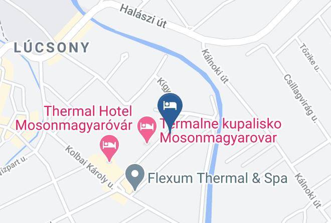 Mosonmagyarovar - Feszek Fogado Maps