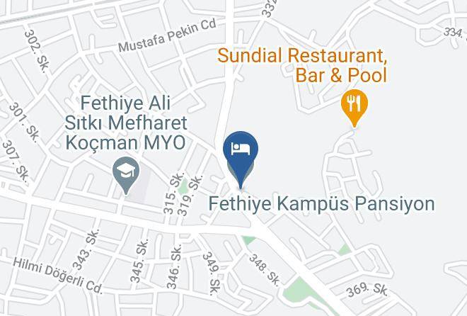 Fethiye - Fethiye Kampus Pansiyon Maps