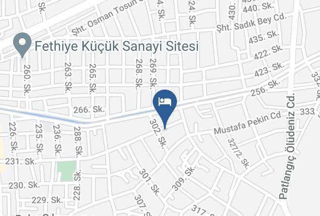 Fethiye - Fethiye Pansiyon Maps