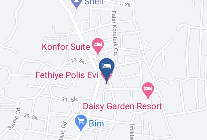 Fethiye - Fethiye Polis Evi Maps