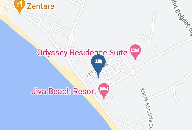 Fethiye - Fethiye Sunset Beach Club Maps