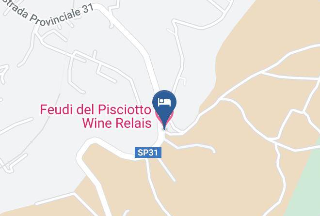 Caltanissetta - Feudi Del Pisciotto Wine Relais Maps