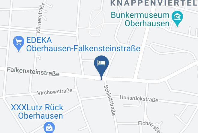 Oberhausen - Fewo Faubel Centro 42 M & 54 M Maps