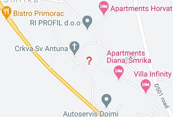 Kraljevica - Fewo Laura Maps