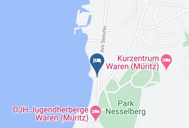 Mecklenburgische Seenplatte - Fewo Waren Muritz Haus Am Seeufer Maps