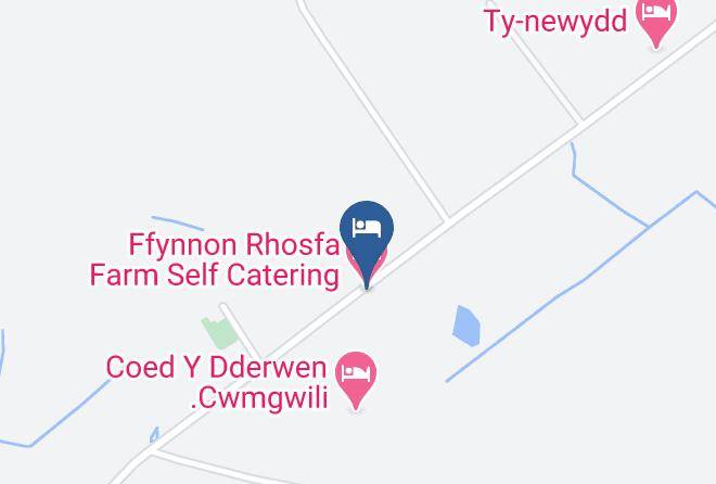 Carmarthenshire - Ffynnon Rhosfa Farm Self Catering Maps