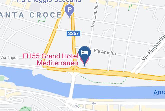 Florence - Fh55 Grand Hotel Mediterraneo Maps