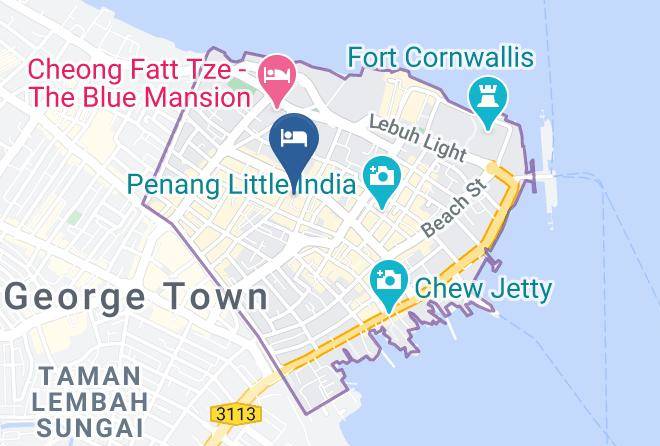 Georgetown - Fhoya Fhoya Di Chulia Maps