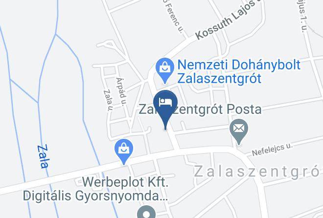 Zalaszentgrot - Fiaker Vendeglo Panzio Maps