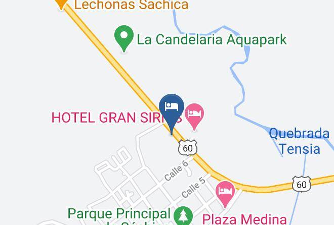 Ficus Hotel Boutique Map - Boyaca - Sachica