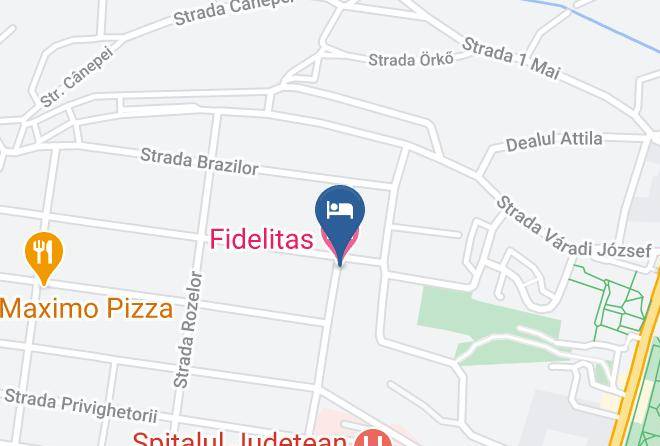 Sfantu Gheorghe - Fidelitas Hotel Maps