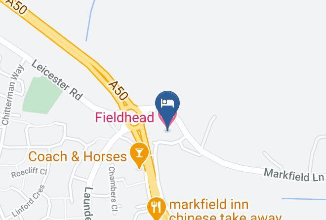 Fieldhead Hotel Map