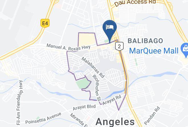 Pampanga - Fields Walking Street Hotel Maps