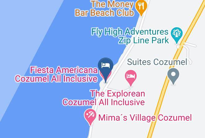 Cozumel - Fiesta Americana Cozumel All Inclusive Maps
