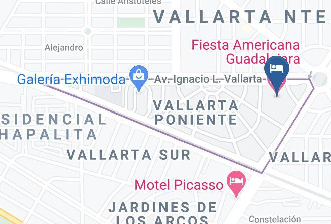 Guadalajara - Fiesta Americana Guadalajara Maps